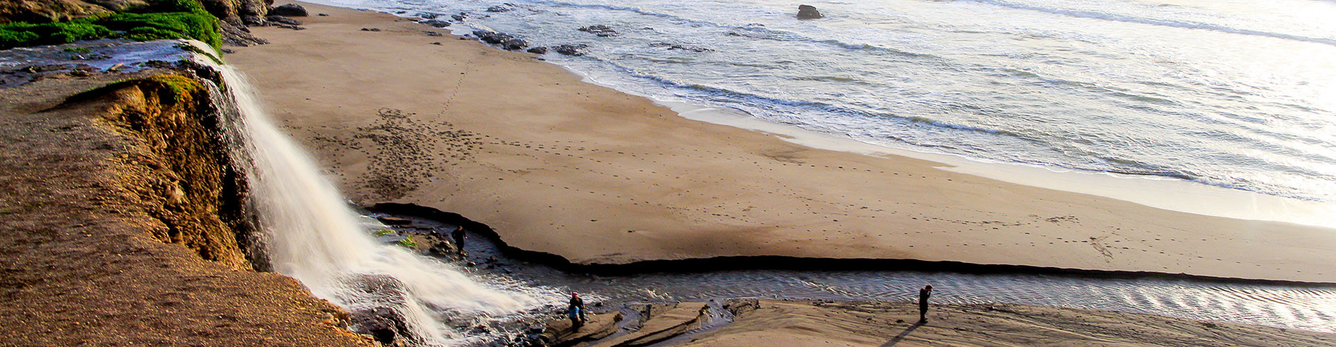 Alamere Falls into Ocean